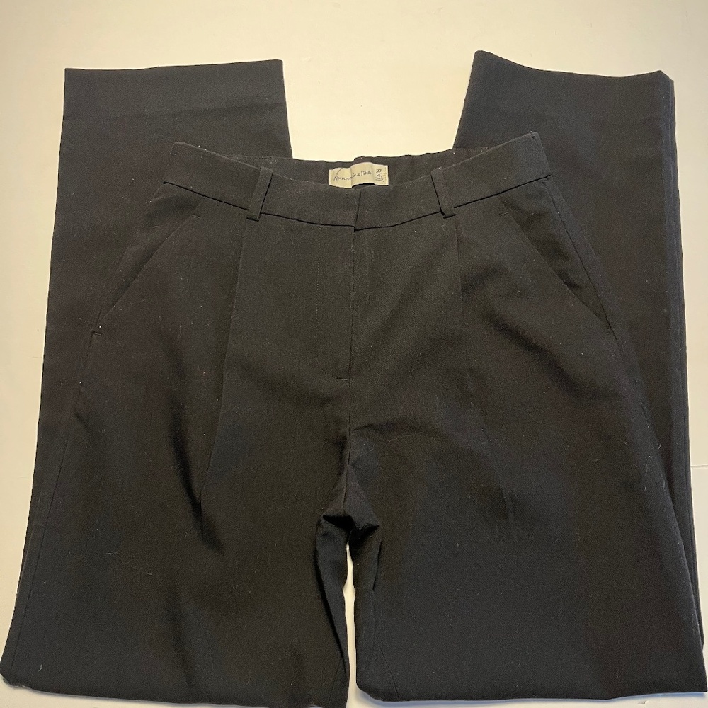 Abercrombie Black Trouser Pants